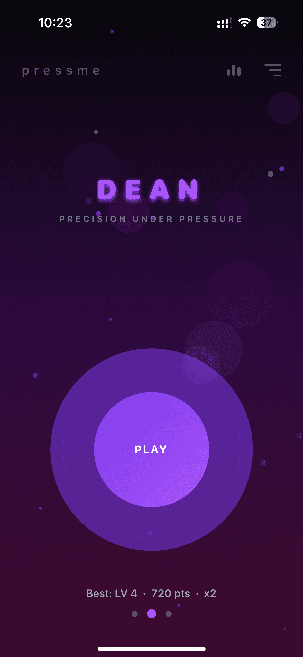 PressMe screenshot 2